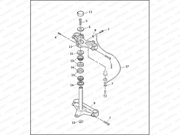 STEERING HEAD BRACKET ASSEMBLY