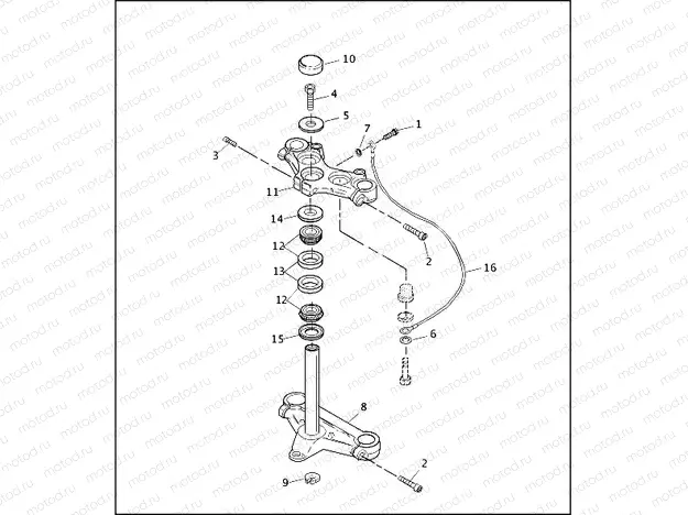STEERING HEAD BRACKET ASSEMBLY