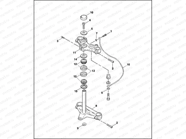 STEERING HEAD BRACKET ASSEMBLY