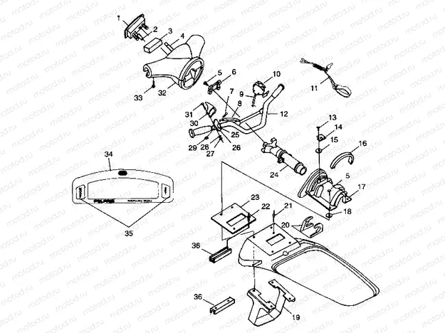STEERING - I984673 (4945164516a014) | STEERING - I984673 (4945164516a014)