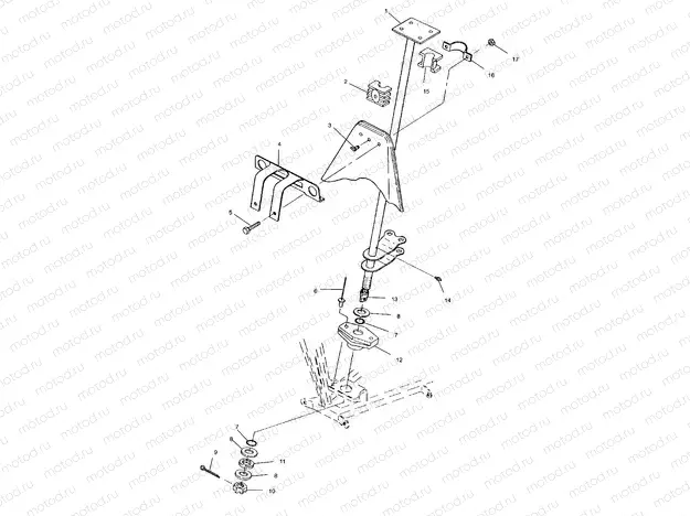 STEERING POST - A00AA32AB (4960076007B008) | STEERING POST - A00AA32AB (4960076007B008)