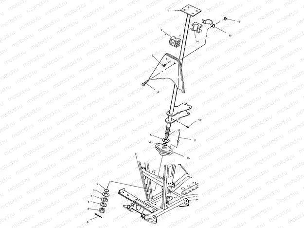 STEERING POST - A00CD32AA (4949404940B011) | STEERING POST - A00CD32AA (4949404940B011)