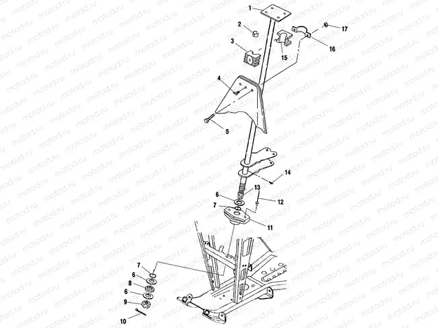 STEERING POST - A00CH33AC (4959905990B012) | STEERING POST - A00CH33AC (4959905990B012)