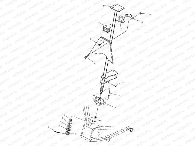 STEERING POST - A01BA25CA (4963666366B004) | STEERING POST - A01BA25CA (4963666366B004)