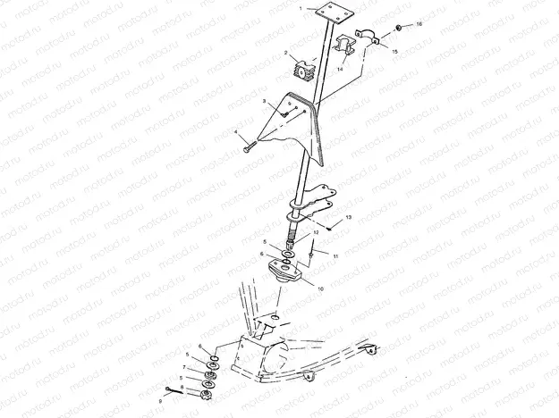 STEERING POST - A01BA50AA (4963716371B006) | STEERING POST - A01BA50AA (4963716371B006)