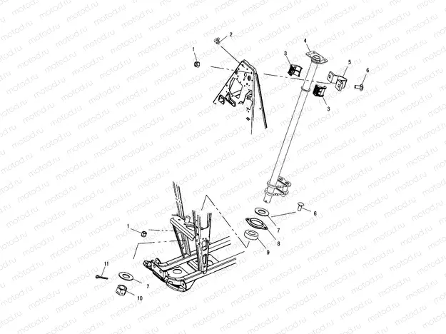 STEERING POST - A01BA50AB (4963716371B007) | STEERING POST - A01BA50AB (4963716371B007)