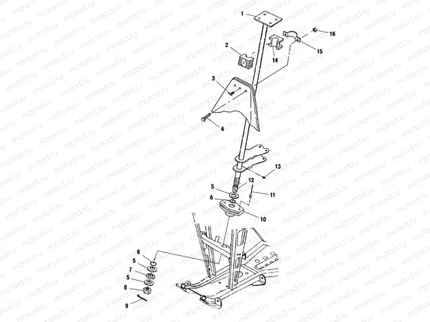 STEERING POST - A01CB32AA (4963966396B008) | STEERING POST - A01CB32AA (4963966396B008)
