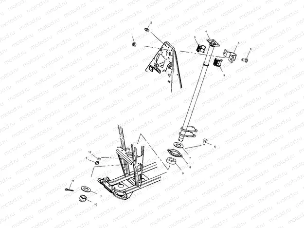 STEERING POST - A01CK42AA (4964136413B008) | STEERING POST - A01CK42AA (4964136413B008)