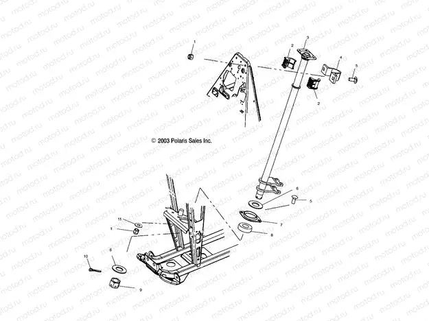STEERING POST - A04BA25CA/CB (4986208620B11) | STEERING POST - A04BA25CA/CB (4986208620B11)
