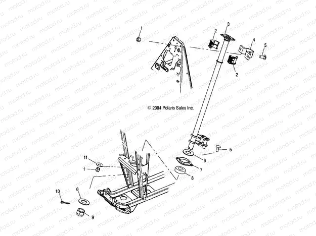 STEERING POST - A04CA32AA/AB/FA (4994839483B06) | STEERING POST - A04CA32AA/AB/FA (4994839483B06)