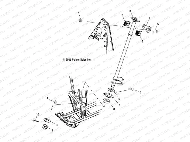 STEERING POST - A05CL50AA (4999201649920164B06) | STEERING POST - A05CL50AA (4999201649920164B06)