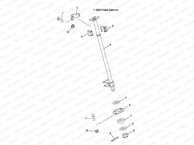 STEERING POST - A05MH68AP (4999609960C07) | STEERING POST - A05MH68AP (4999609960C07)