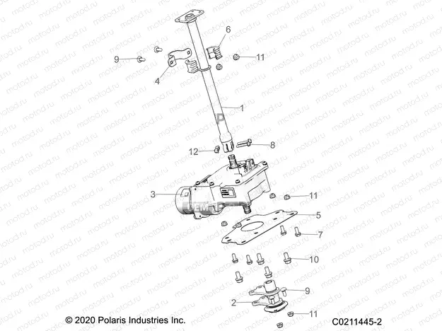 STEERING POST - A23SEE50B1/B3 (C0211445-2) | STEERING POST - A23SEE50B1/B3 (C0211445-2)