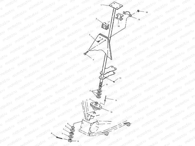 STEERING POST - A99BA38CA (4949534953b007) | STEERING POST - A99BA38CA (4949534953b007)