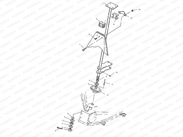 STEERING POST - A99BG50AA (4949714971b010) | STEERING POST - A99BG50AA (4949714971b010)