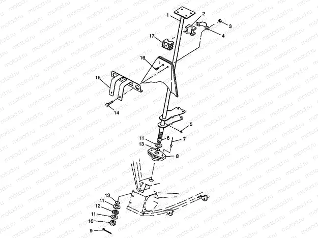 STEERING POST Magnum 2X4 W98AA42A (4945524552B006) | STEERING POST Magnum 2X4 W98AA42A (4945524552B006)
