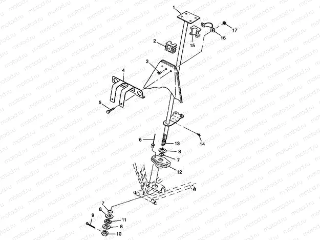 STEERING POST - W98AA25C (4945314531B008) | STEERING POST - W98AA25C (4945314531B008)