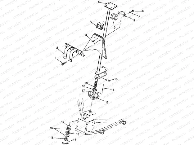 STEERING POST - W98AE50A (4946394639b011) | STEERING POST - W98AE50A (4946394639b011)