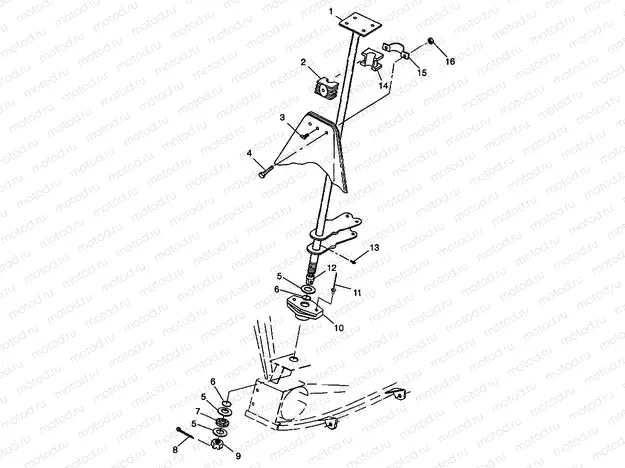 STEERING POST XPLORER 400L W98CC38C (4945414541B010) | STEERING POST XPLORER 400L W98CC38C (4945414541B010)