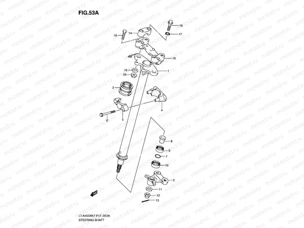 STEERING SHAFT (LT-A450XL0)