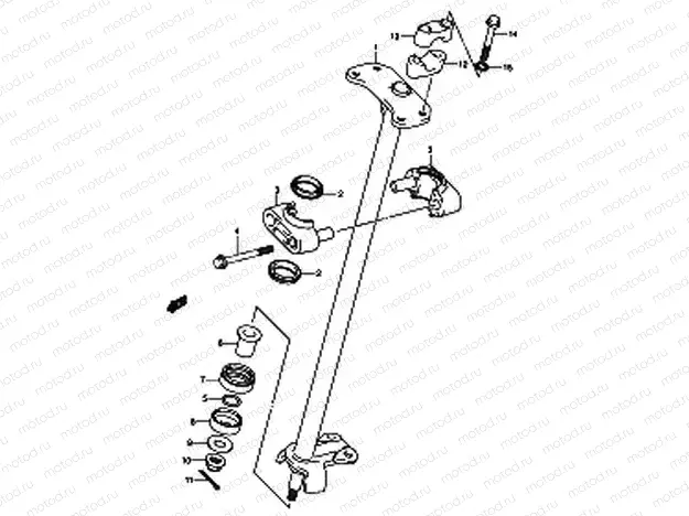 STEERING SHAFT (MODEL K4)