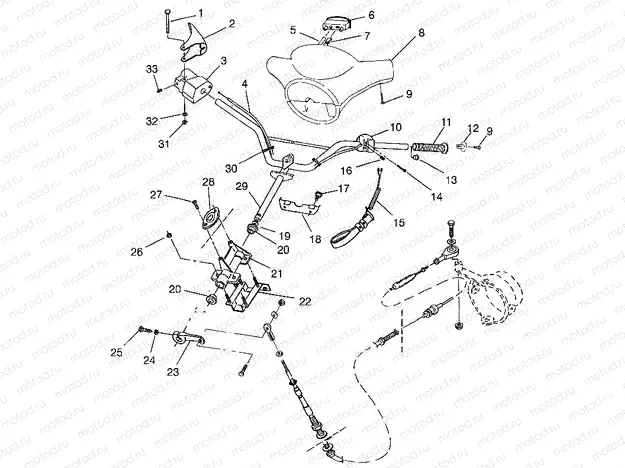 STEERING SL 900 B964291 and Intl. SL 900 I964291 (4935583558A013) | STEERING SL 900 B964291 and Intl. SL 900 I964291 (4935583558A013)
