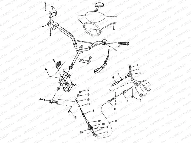 STEERING SL 900 B964291 and  Intl. SL 900 I964291 (4935583558A014) | STEERING SL 900 B964291 and  Intl. SL 900 I964291 (4935583558A014)