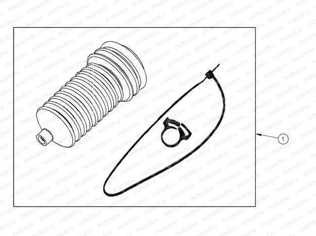 STEERING | STEERING, BOOT - e2/e4/e6/eS/eL/eLXD (49GEMSTEER11BOOT)