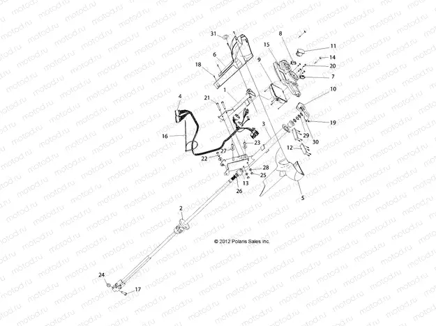 STEERING | STEERING, COLUMN, LOCK - L13G2/4/6 ALL OPTIONS (49GEMSTEER13LOCK)