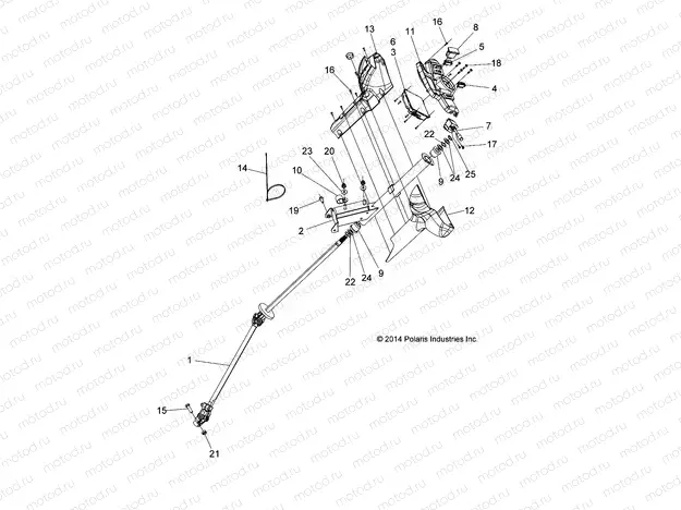 STEERING | STEERING, COLUMN, STANDARD - L15G2/4/6 ALL OPTIONS (49GEMSTEER15COLUMN)