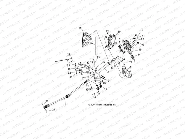 STEERING | STEERING, COLUMN, TILT - L15G2/4/6 ALL OPTIONS (49GEMSTEER15TILT)