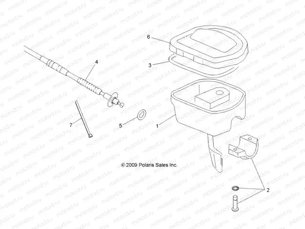 STEERING | STEERING, CONTROLS and THROTTLE - A10NA32AA (49ATVCONTROLS10TBLZR)