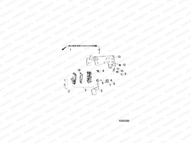 STEERING | STEERING, CONTROLS and THROTTLE - Z21YAV17B2/B4/N2/N4 (A00080)