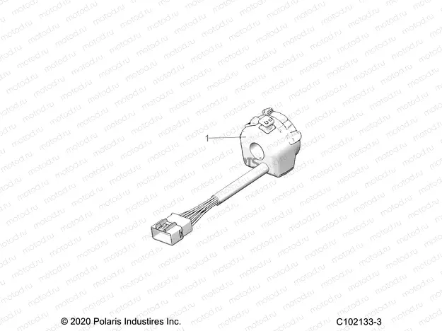 STEERING | STEERING, CONTROLS, LEFT HAND CONTROLS - A22S6E57F1/FL (C102133-3)