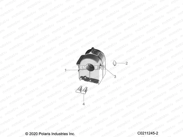 STEERING | STEERING, CONTROLS, LEFT HAND CONTROLS - A22SGE95AN (C0211245-2)