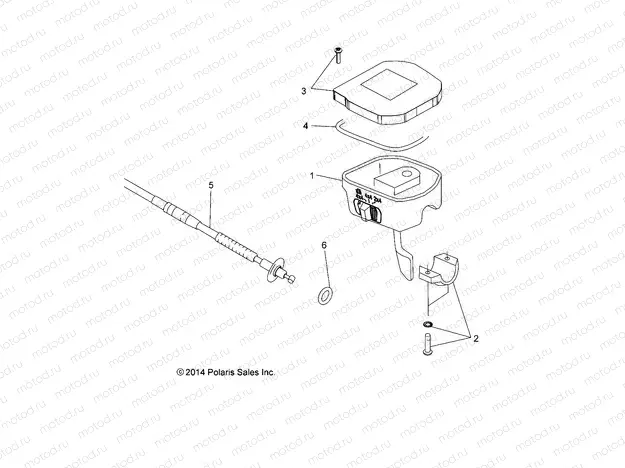 STEERING | STEERING, CONTROLS, THROTTLE ASM. and CABLE - A15SXE85HI (49ATVCONTROLS15850SP)