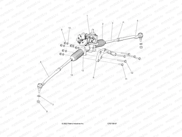 STEERING | STEERING, GEAR BOX W/EPS AND RELATED - Z22RME2KAG/BG/K2KAN/BN (C701156-04)