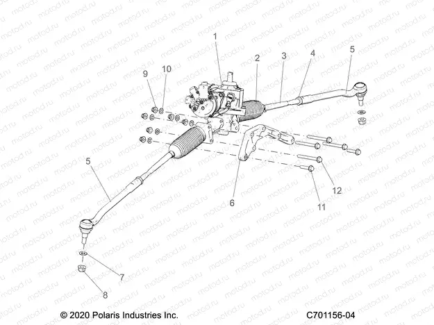 STEERING | STEERING, GEAR BOX W/EPS AND RELATED - Z23GAE92A/92B (C701156-04)