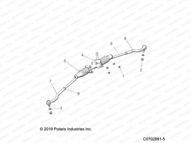 STEERING | STEERING, GEAR BOX - Z21R4D92AM/BM/AC (C0702881-5)