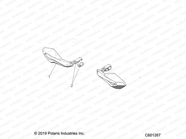 STEERING | STEERING, HAND GUARDS - S20EEC6PS/6PEM ALL OPTIONS (C601267)