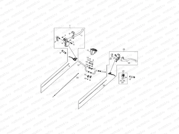 STEERING | STEERING, HANDLEBAR - A16YAK11AD/AF (A00043)