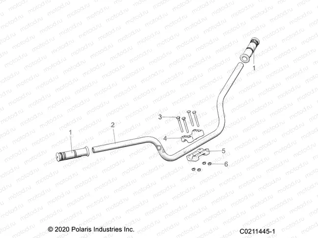 STEERING | STEERING, HANDLEBAR - A21SEJ57A1/A3/A5/B1/B3/B5 (C0211445-1)