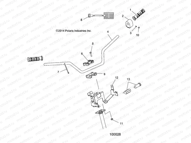 STEERING | STEERING, HANDLEBAR and CONTROLS - A15SHD57AC/E57AS/AM/L57AK (100026)