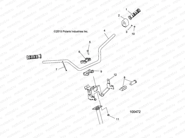 STEERING | STEERING, HANDLEBAR and CONTROLS - A20SEJ57A1/A4/A7/A9/B1/B4/B7/B9 (100472)