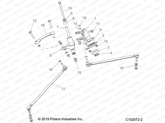 STEERING | STEERING, IDLERS AND LINKS - A23SLE95PK (C102072-2)