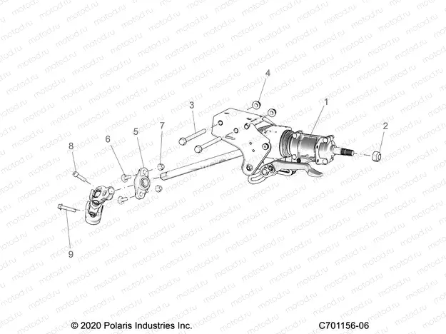 STEERING | STEERING, LINKAGE, TILT AND RELATED, PREMIUM - Z22RME2KAG/BG/K2KAN/BN (C701156-06)