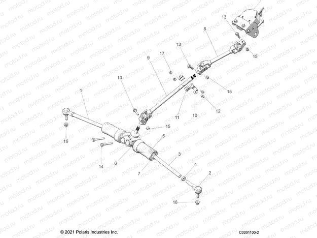STEERING | STEERING, LOWER - Z21HCB18B2 (C0201100-2)