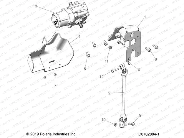 STEERING | STEERING, LOWER - Z21R4D92AM/BM/AC (C0702884-1)