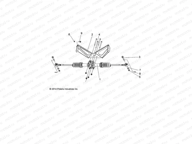 STEERING | STEERING, RACK ASM. - L15G2/4/6 ALL OPTIONS (49STEER15RACK)