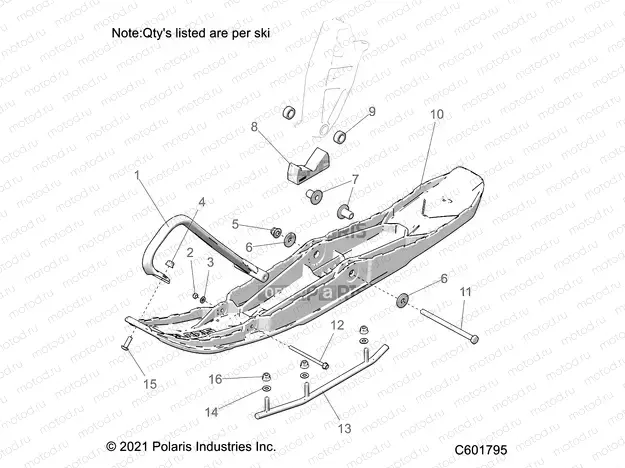 STEERING | STEERING, SKI ASM. - M23FJE9FS/9FE (C601795)